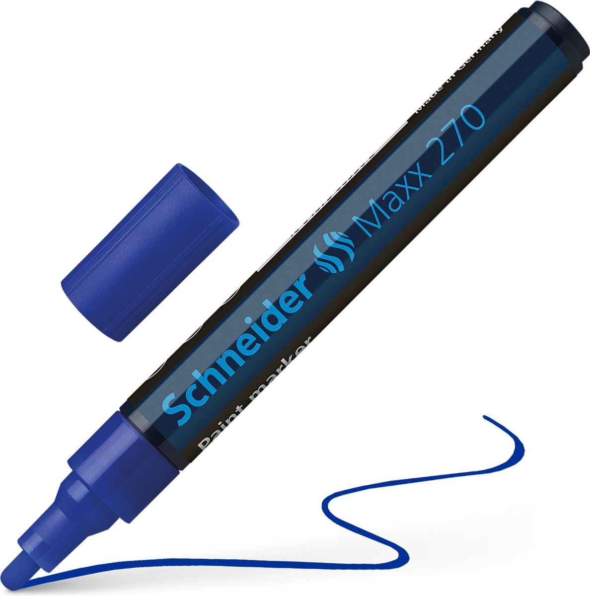 Instruments d'écriture Schneider marqueur peinture Schneider - maxx 270 - 1-3 mm - bleu - s-127003