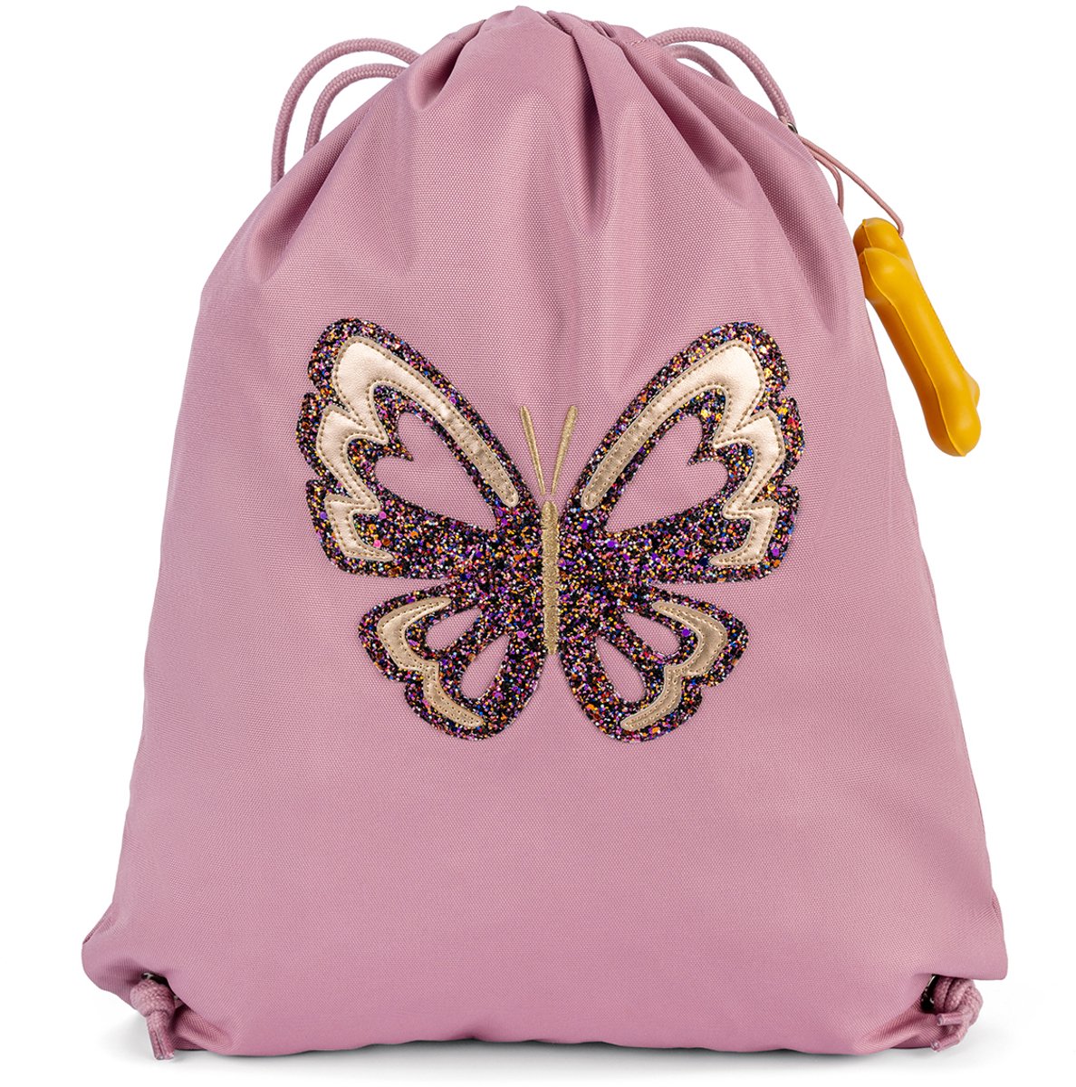 Stones and bones noisette 4.0 - sac de sport - sac de natation - matière imperméable - papillon pailleté - lilas