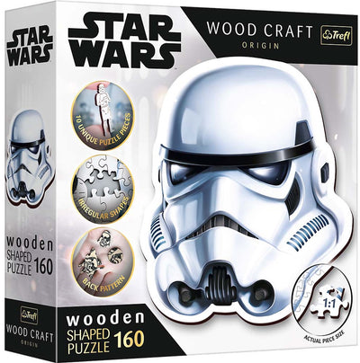 Trefl puzzle Star Wars casque de stormtrooper en bois 160 pièces fsc.