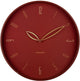 Karlsson horloge murale pétales - rouge - ø40cm - horloge murale scandinave