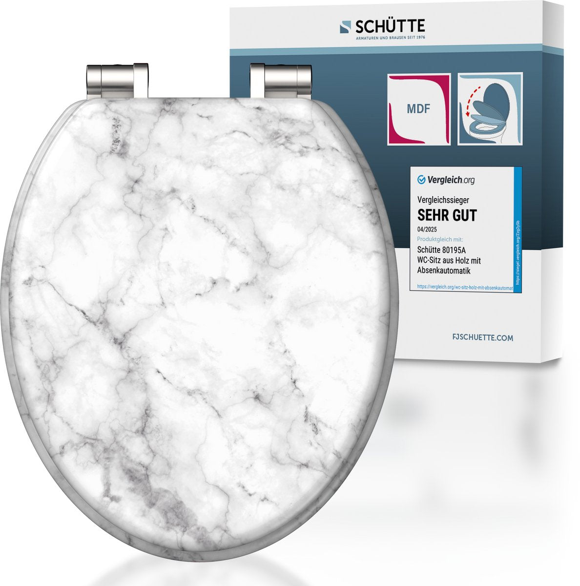 Schütte Schütte Toilet Selt avec marmor enlacée