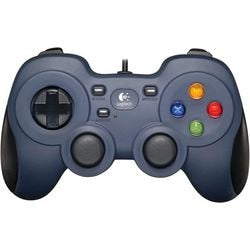 Manette de jeu logitech f310 bleu, noir usb