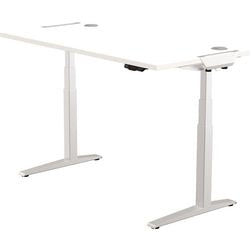 Bureau assis-debout Fellowes 9787001 acier, mfc argent