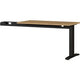 Extension de bureau germania 4241-582 marron 870 mm (h)
