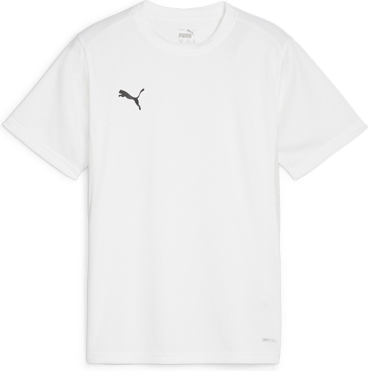 Puma teamgoal jersey jr maillot de sport pour garçons - blanc- noir-gris plume