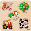 Goki Wooden Nick Puzzle Farm