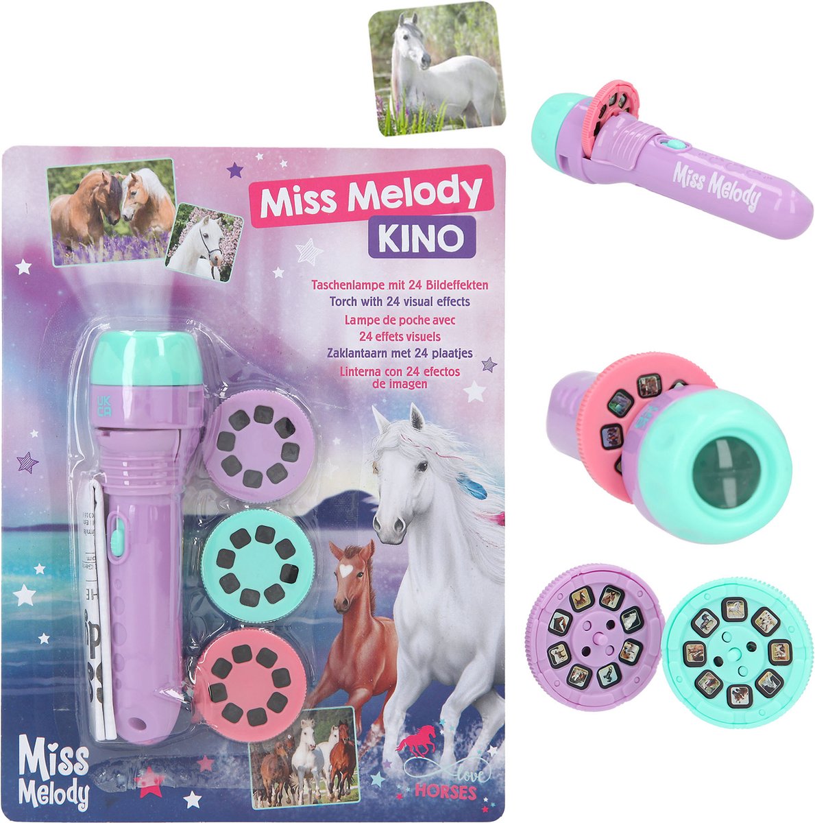 Depesche - lampe de poche Miss Melody avec photos