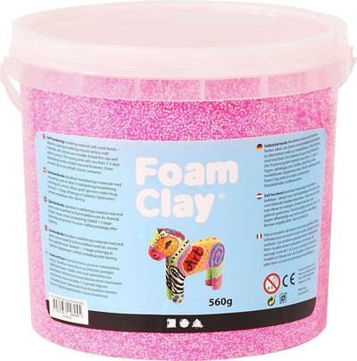 Argile en mousse - Rose néon, 560gr.