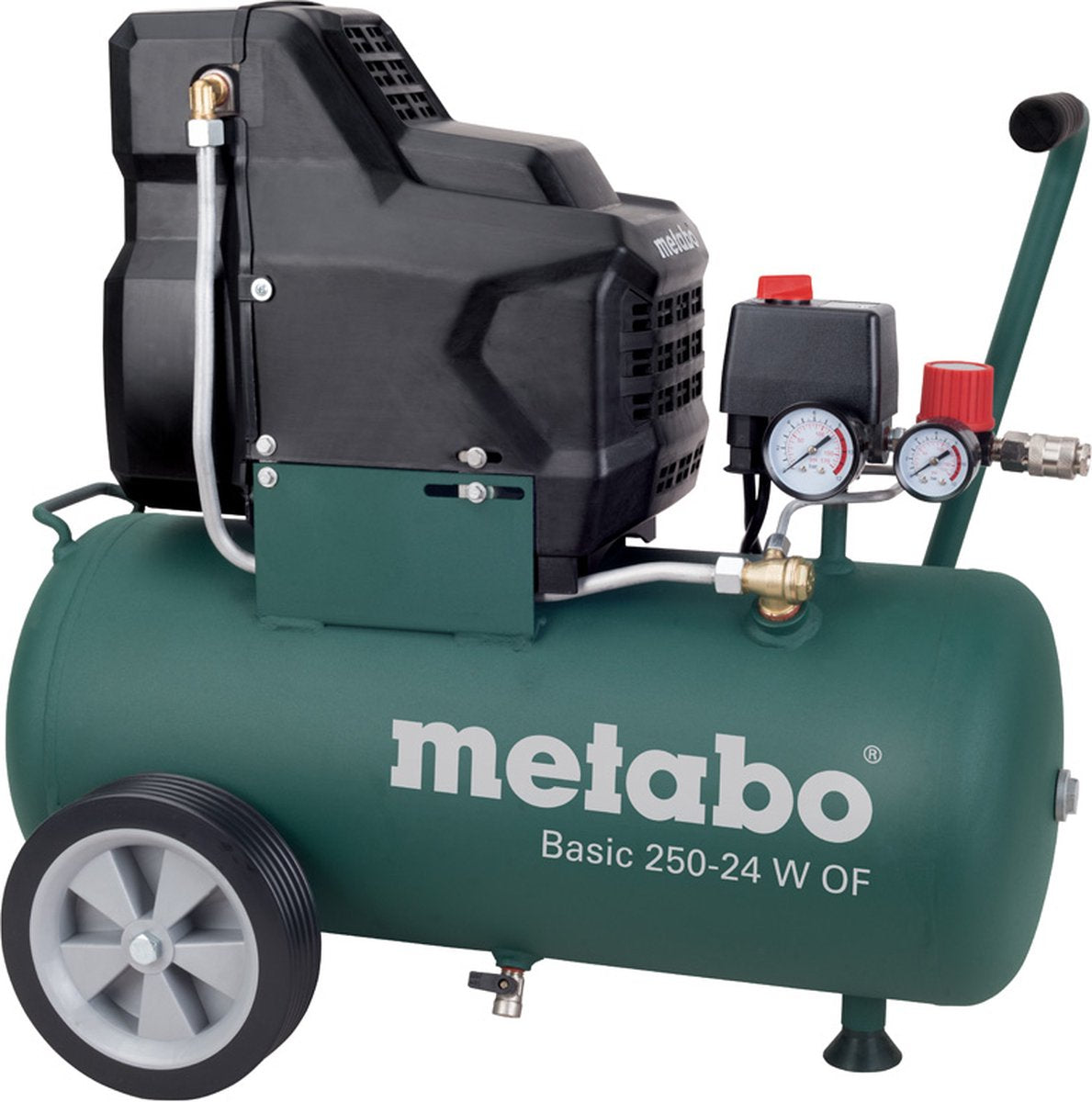 Metabo basic 250-24 w ou compresseur | 220 l min | sans huile - 601532000