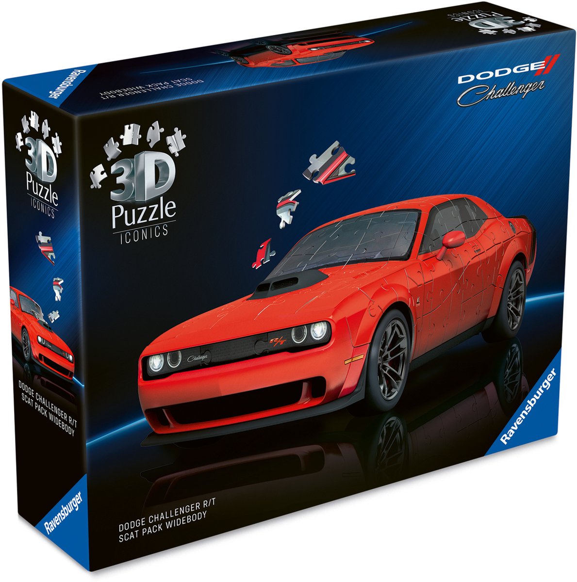 Ravensburger Puzzle 3D Iconics Dodge Challenger - 167 pcs.