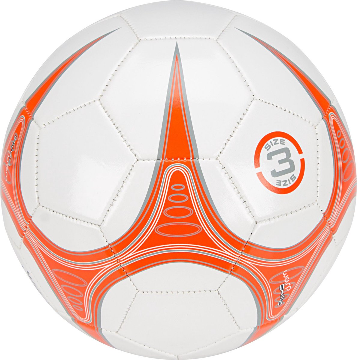 Mini ballon de football Get Go - Warp Skillz 3 - blanc orange - taille 3