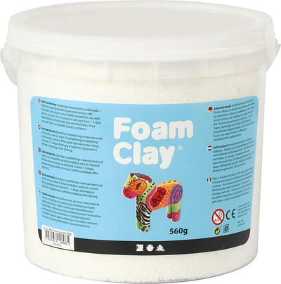 Argile en mousse - blanc, 560gr.