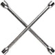 Clé croisée Dunlop 17-19-21-23 mm acier 27 x 27 cm argent