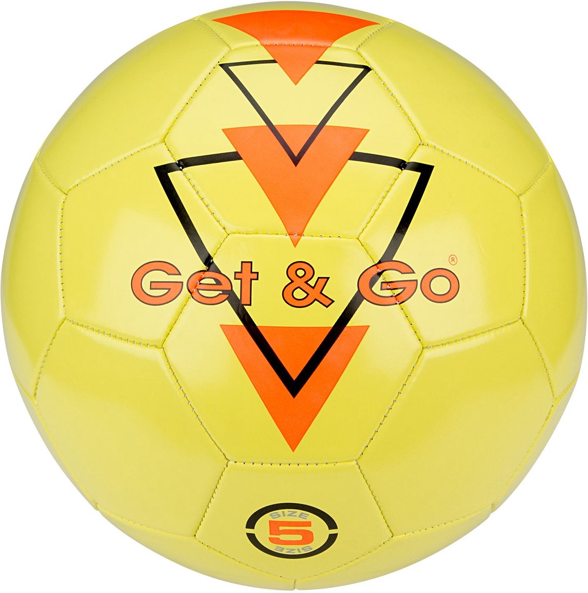 Get go football - triangle speed - jaune fluo - taille 5