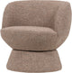 Fauteuil pivotant Woood shuffle - mélange - marron - 72x73x71