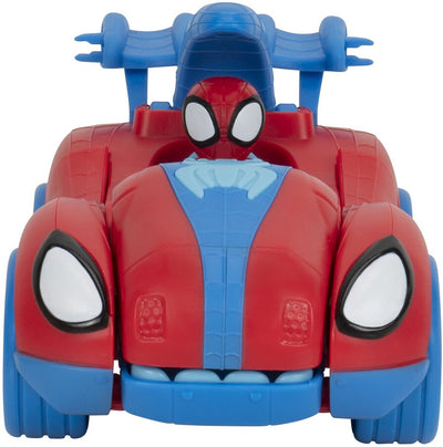 Jazwares Spidey et Amazing Friends - Véhicule de course Spidey-Rex