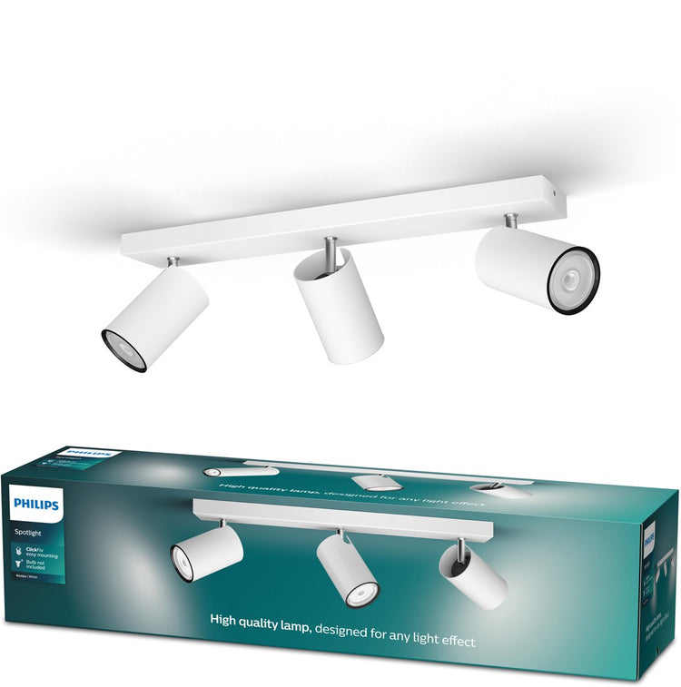 Spot en saillie Philips LED Philips Kosipo - 3 lumières - blanc