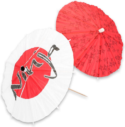 Boland - lot de 6 parasols à glace 'ninja' - super-héros - super-héros