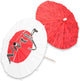 Boland - lot de 6 parasols à glace 'ninja' - super-héros - super-héros