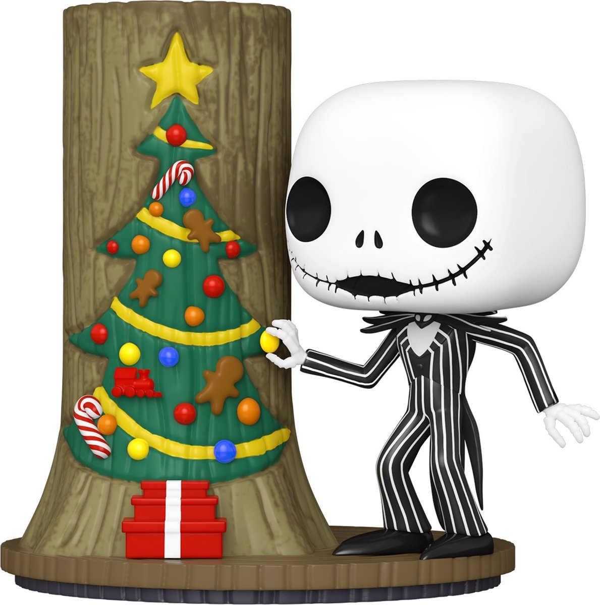 Funko le cauchemar avant Noël - 30ème pop ! Deluxe Jack avec Christmas Town de 9 cm - figurine à collectionner - multicolore