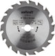 Wolfcraft - lame de scie circulaire 130x16mm - 18 dents - lame de scie pour scie circulaire - série verte - 6356000