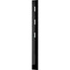 Porte-manteau mural germania 3255-83 1700 x 150 x 40 mm noir