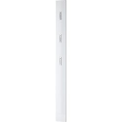 Porte-manteau mural germania 3255-84 1700 x 150 x 40 mm blanc