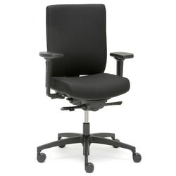 Chaise pivotante Dauphin aj 4845_npr plastique noir