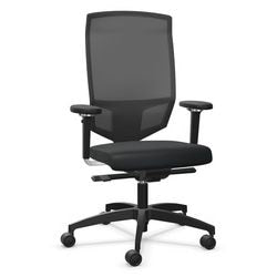 Chaise pivotante Dauphin aj 5775_npr plastique noir