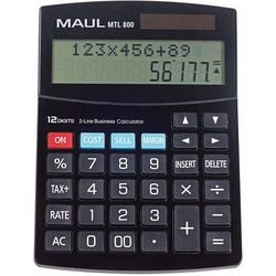 Calculatrice de bureau maul mtl 800 business pro noir