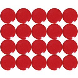 Aimants pour tableau blanc maul 6176125 rouge paquet de 20