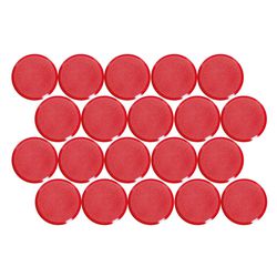 Aimants pour tableau blanc maul 6177125 rouge paquet de 20