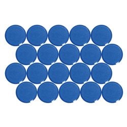 Aimants pour tableau blanc maul 6177135 bleu paquet de 20