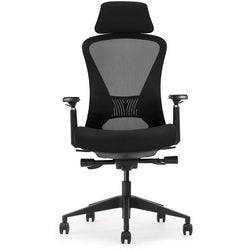 Chaise de bureau Schavenburg Ato-600-nen-BM-BB-S série 600 mécanisme synchrone noir