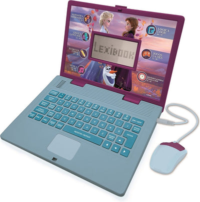 Ordinateur portable éducatif bilingue glacé Lexibook - 124 activités (portugais anglais)