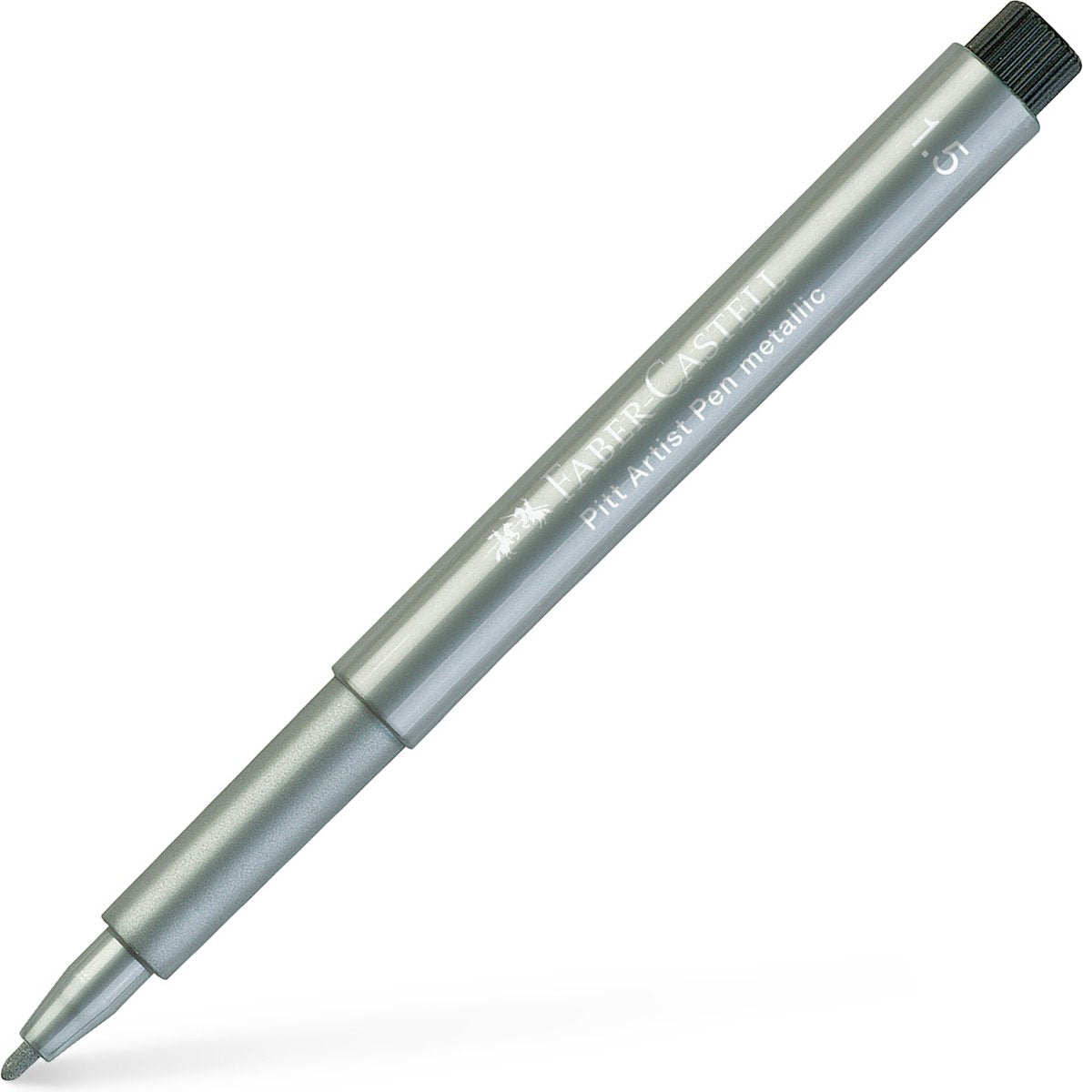 Stylo à dessin Faber-castell - stylo d'artiste Pitt - 251 argent - fc-167351