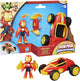 Hasbro Marvel Iron Man et ses super amis Iron Racer, figurine d'action et véhicule jouet