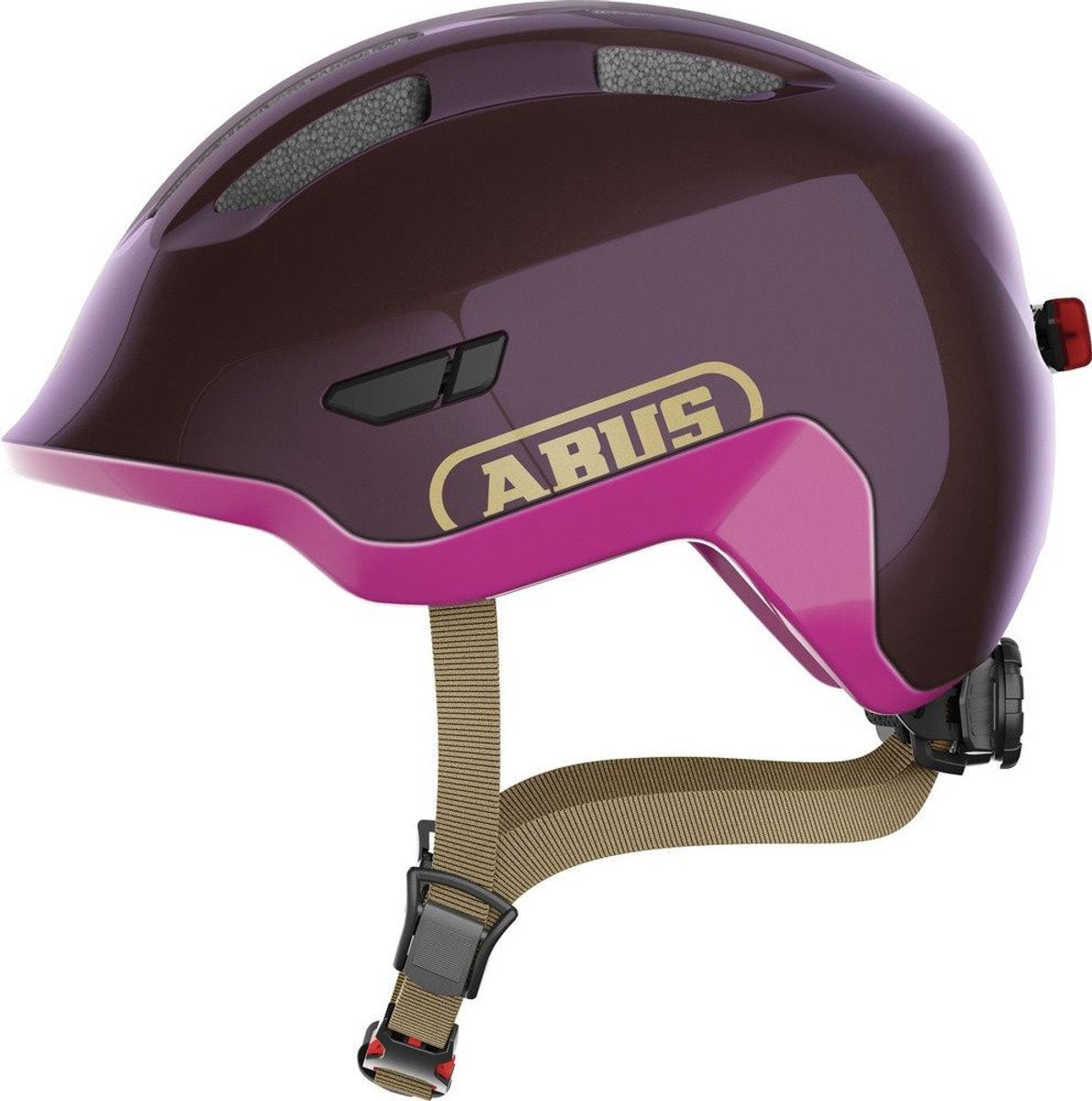 Abus Helms Smiley 3.0 Ace LED Rosel Purple S 45-50cm