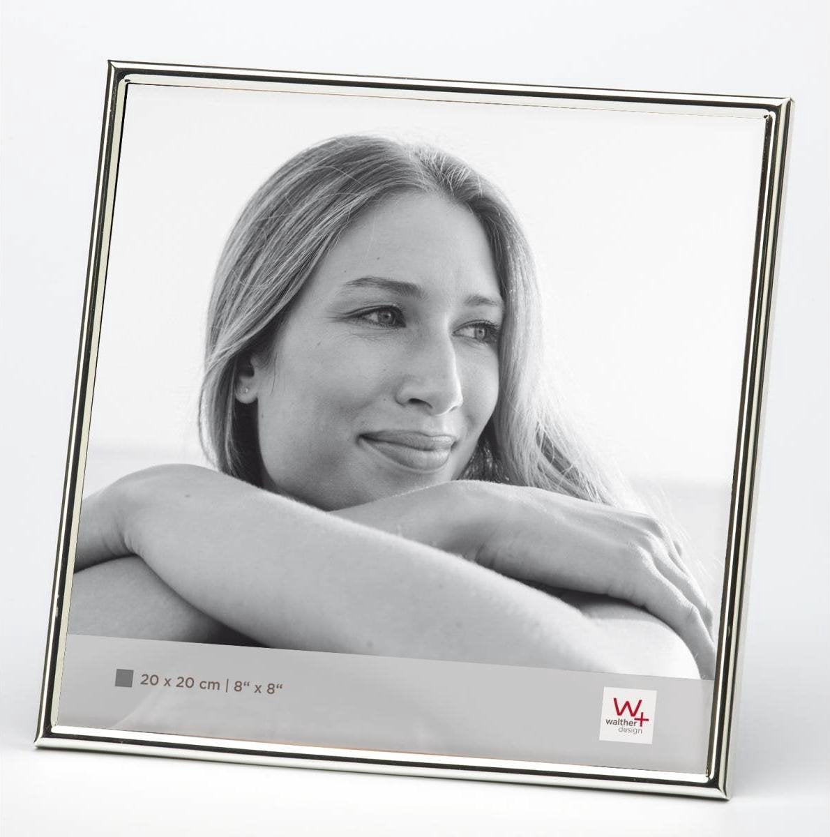 Walther design chloé - cadre photo - format photo 20 x 20 cm - argent
