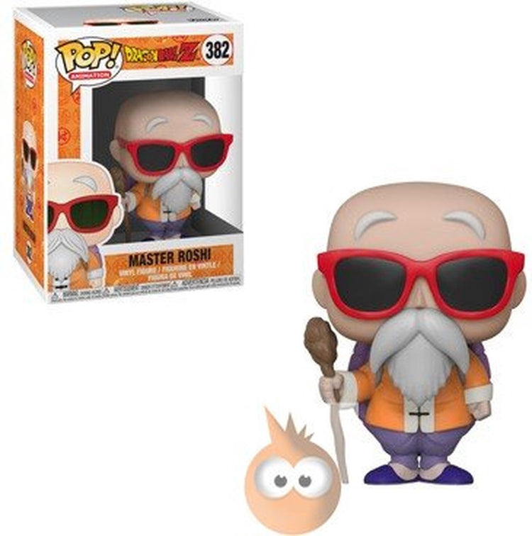 Funko-pop ! Dragonball Z Master Roshi avec bâton - figurine à collectionner #382