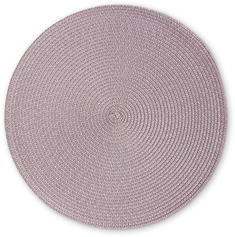 Set de table Continenta rond, set de table, dessous de verre, plastique, ø 38 cm, rose, 6623