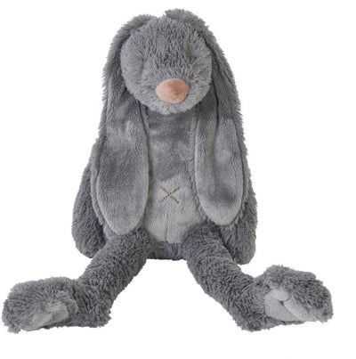 Happy horse lapin richie peluche 38cm - gris foncé - peluche bébé