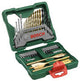 Jeu de forets Bosch x-line - 40 pièces - bois, métal et pierre