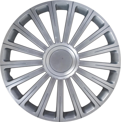 Carpoint enjoliveurs radical pro 15 pouces abs argent lot de 4