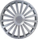 Carpoint enjoliveurs radical pro 15 pouces abs argent lot de 4