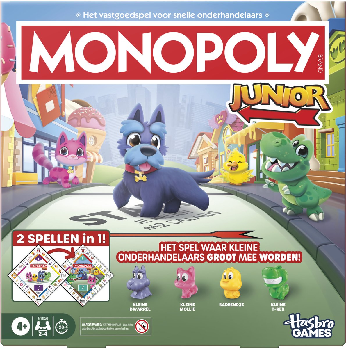 Hasbro Monopoly Junior 2in1 Board de simulation économique