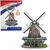 Moulin à puzzle 3D cubique amusant LED - 65 pcs.