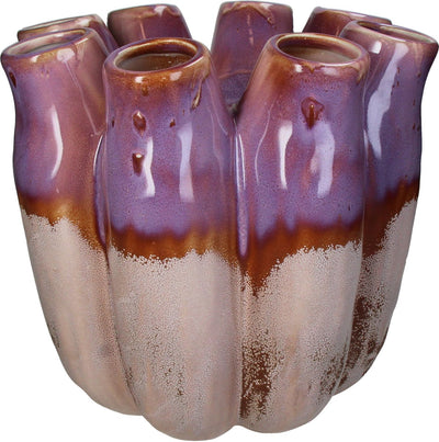 Vase collection Hd grès violet 29x29x28cm