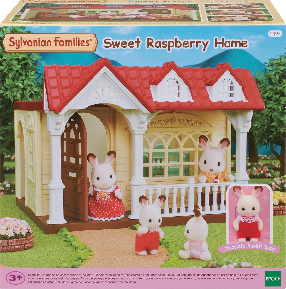 Familles Sylvanian 5393 maison aux framboises sucrées