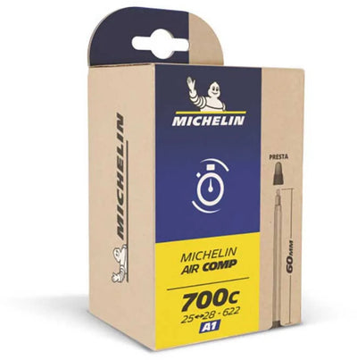 Chambre à air Michelin 28” – aircomp a2 – valve française (presta) – longueur de valve : 80mm – taille etrto : 26 32-622 635